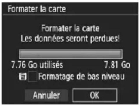 CANON EOS Rebel T7 - Sélectionnez [Formater la carte]. - 1