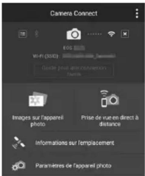 CANON EOS Rebel T7 - Commandez l'appareil photo au moyen de Camera Connect. - 1