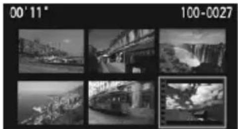 CANON EOS Rebel T7 - Select a movie. - 1