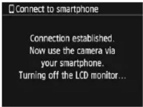 CANON EOS Rebel T7 - Connect to the camera. - 1