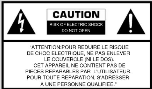 AIWA AVD77 - AVERTISSEMENT - 1