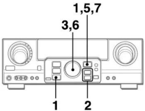 AIWA AVD77 - REGLAGE DE NOUVELLES COURBES D'EGALISATION - 1