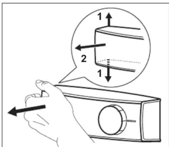 JUNO JCF08820S7 - Replacing the lamp - 2