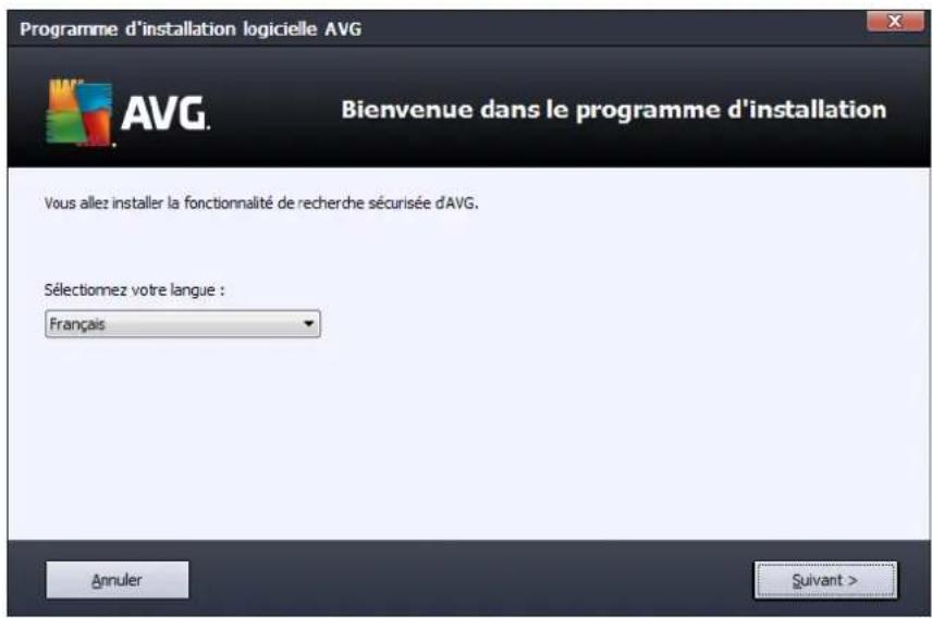 AVG Internet Security (2012) - Bienvenue : Sélection de la langue - 1