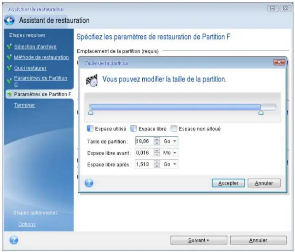 ACRONIS True Image 2014 - Restauration d'un disque ayant une partition cachée - 6