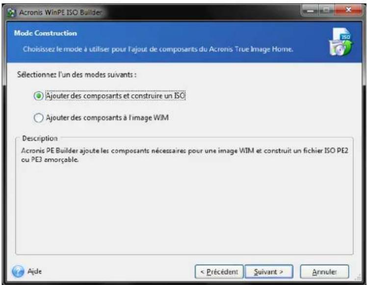 ACRONIS True Image 2014 - Création d'un nouveau ISO Win PE 2.x ou PE 3.0 avec le Plug-in d'Acronis - 2