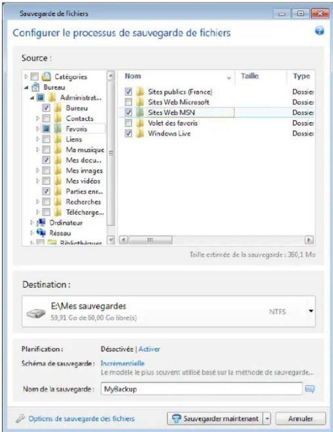 ACRONIS True Image 2014 - Sauvegarde de fichiers et de dossiers - 1