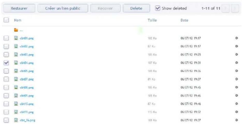 ACRONIS True Image 2014 - Comment restaurer un fichier supprimé - 2