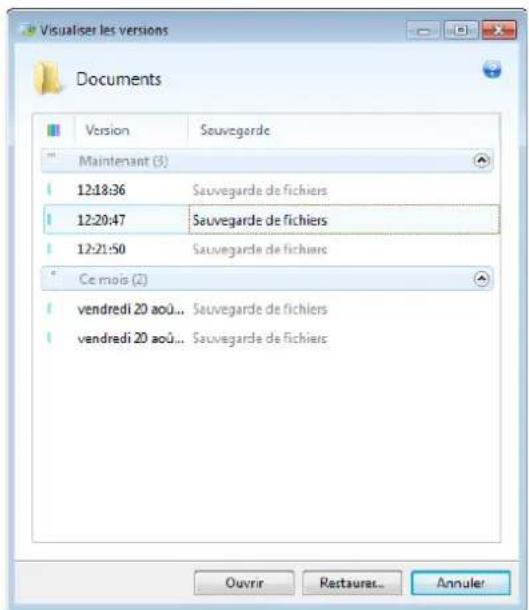 ACRONIS True Image 2014 - Restauration des versions de fichiers - 1