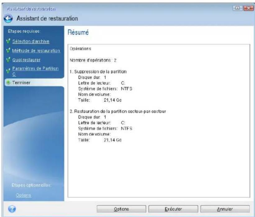 ACRONIS True Image 2014 - Pour restaurer un disque système : - 4