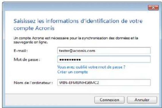 ACRONIS True Image 2014 - Pour restaurer des partitions ou des disques à partir d'Acronis Cloud : - 1