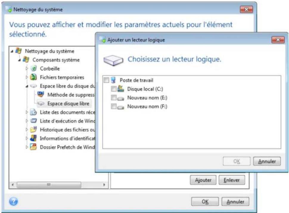 ACRONIS True Image 2014 - Espace disque libre - 1