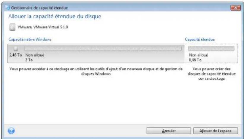 ACRONIS True Image 2014 - Résumé d'ajout d'un nouveau disque - 2