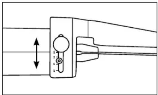 Waring Commercial WEK200 MES - Attaching/Adjusting the Slicing Guide - 2