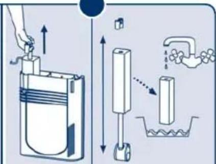 Ferplast Dubai Corner 90 Beech - BLUWAVE filter maintenance - 3