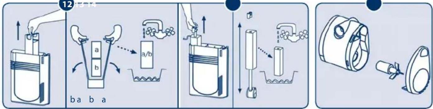 Ferplast Dubai Corner 90 Beech - Mantenimiento del filtro BLUWAVE - 1