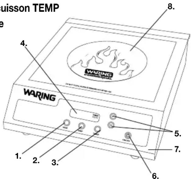 Waring Commercial WIH400B - PIÉCES - 1