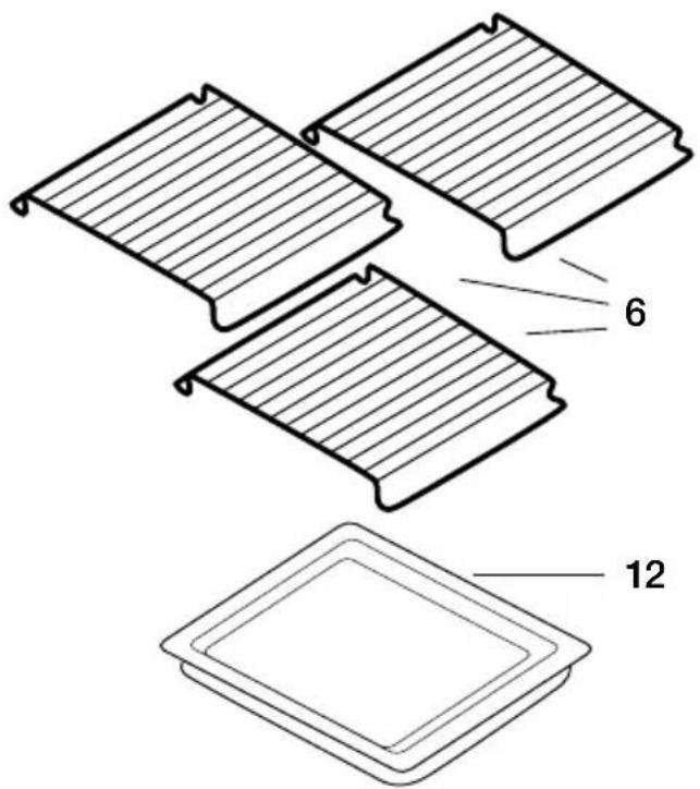 Waring Commercial WCO500XC - PARTS AND ACCESSORIES (continues on page 7) - 1