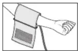 SANITAS SBM 37 - Attaching the cuff - 1