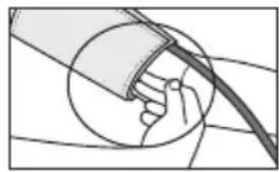SANITAS SBM 37 - Attaching the cuff - 3