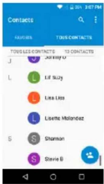 BLU R2 LTE - Ouvrir Contacts - 1