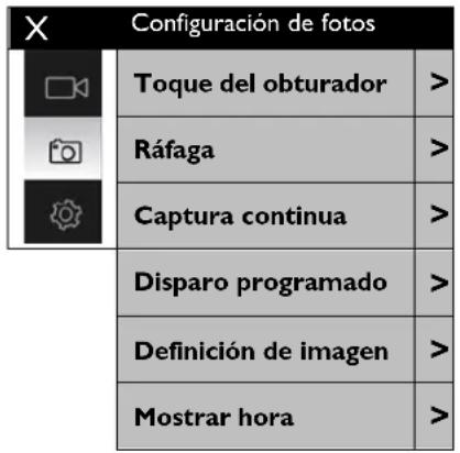 NILOX EVO 4K30 - CONFIGURACIÓN DE FOTOS - 4