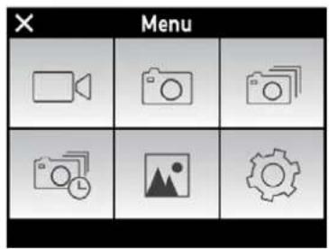 NILOX EVO 4K30 - ACCESS TO MENUS - 1