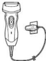 PANASONIC ESRL21 - Het scheerapparaat opladen - 1