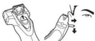 PANASONIC ESRL21 - Utilisation du taille-favoris - 1