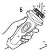 PANASONIC ESRL21 - Rengoring af barbermaskinen - 3