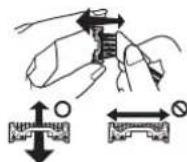PANASONIC ESRL21 - Udskiftning af de indre blade - 3