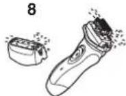 PANASONIC ESRL21 - Cisteni holicio strojku - 4