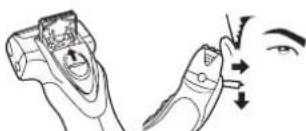 PANASONIC ESRL21 - Verwendung des Langhaarschneiders - 1