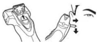 PANASONIC ESRL21 - Utilización del cortapatillas - 1