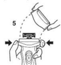 PANASONIC ESRL21 - Curatarea aparatului de ras - 2