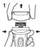 PANASONIC ESRL21 - Udskiftning af de indre blade - 1
