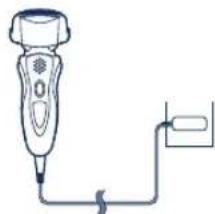 PANASONIC ES8101 - Stecken Sie den Adapter in eine Steckdose an. - 1