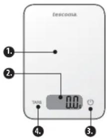 Tescoma 634510 - Plage/précision de la pesée - 1