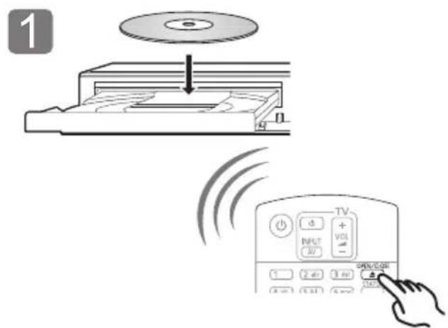 PANASONIC DPUB420 - LÉPÉS: Lemez lejátszása - 1