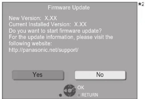 PANASONIC DPUB420 - A firmware frissité - 1