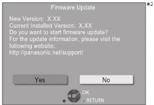 PANASONIC DPUB420 - Laiteohjelmiston paivits - 1