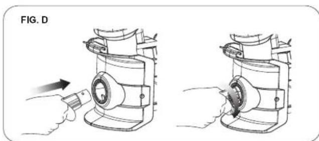 Tacklife SGP16AC - Fixation du tuyau d'air (fig. c, fig. d) - 2