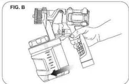 Tacklife SGP16AC - Aligning the pickup tube (Fig. B) - 1