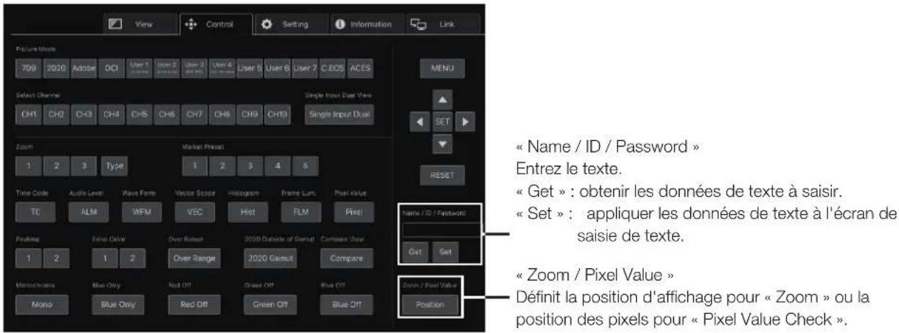 CANON DPV2420 - Écran « Control » - 1