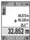 BOSCH GLM 120 C Professional - b) Medição de altura dupla indireta (ver figura C) - 1
