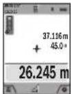 BOSCH GLM 120 C Professional - a) Indirect height measurement (see figure B) - 1