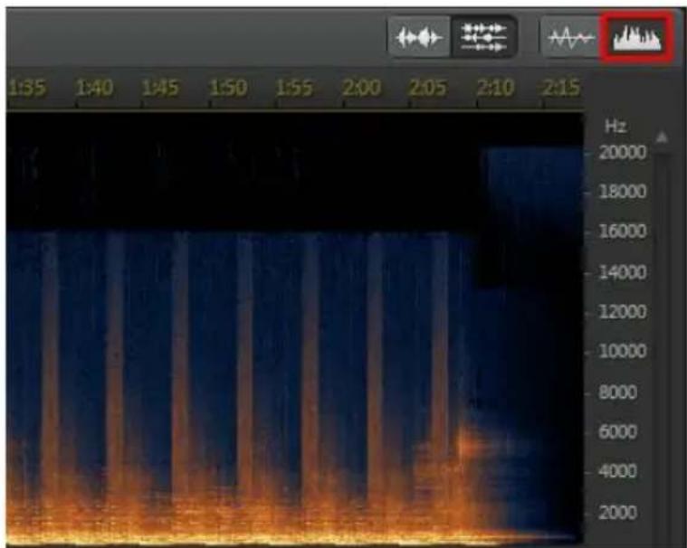 CYBERLINK AudioDirector 4 - Vue Fréquence de spectre - 1