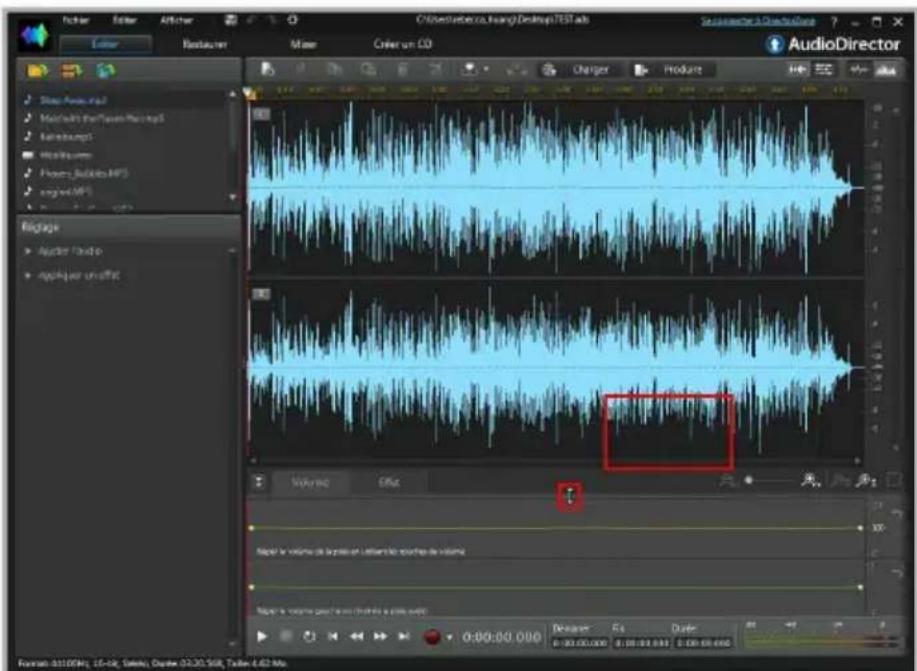 CYBERLINK AudioDirector 4 - Agrandir l'espace de travail - 4