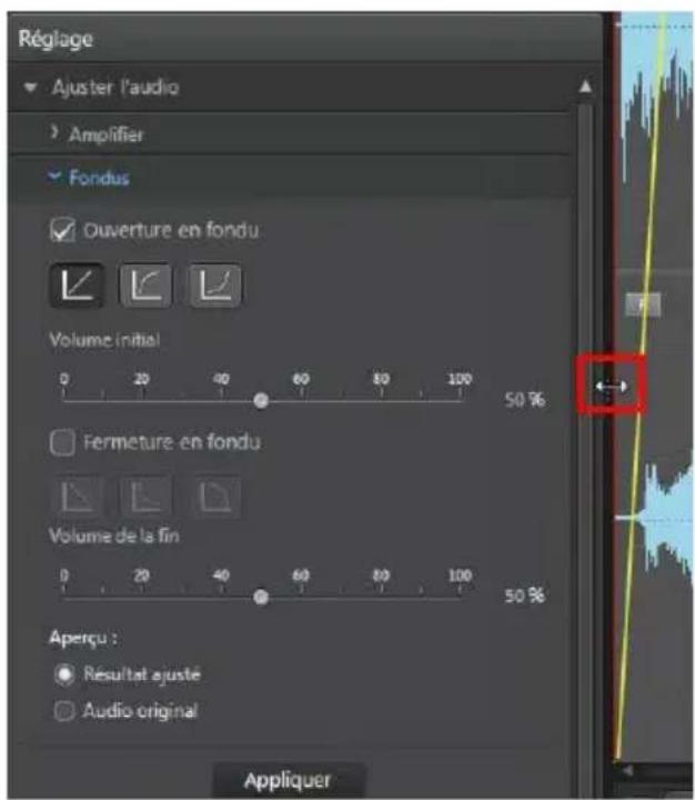 CYBERLINK AudioDirector 4 - Agrandir l'espace de travail - 2