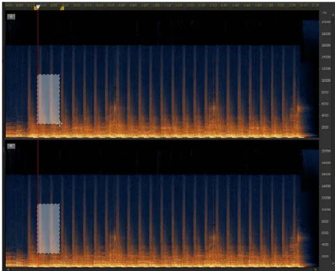 CYBERLINK AudioDirector 4 - Sélection de la fréquence temporelle - 3